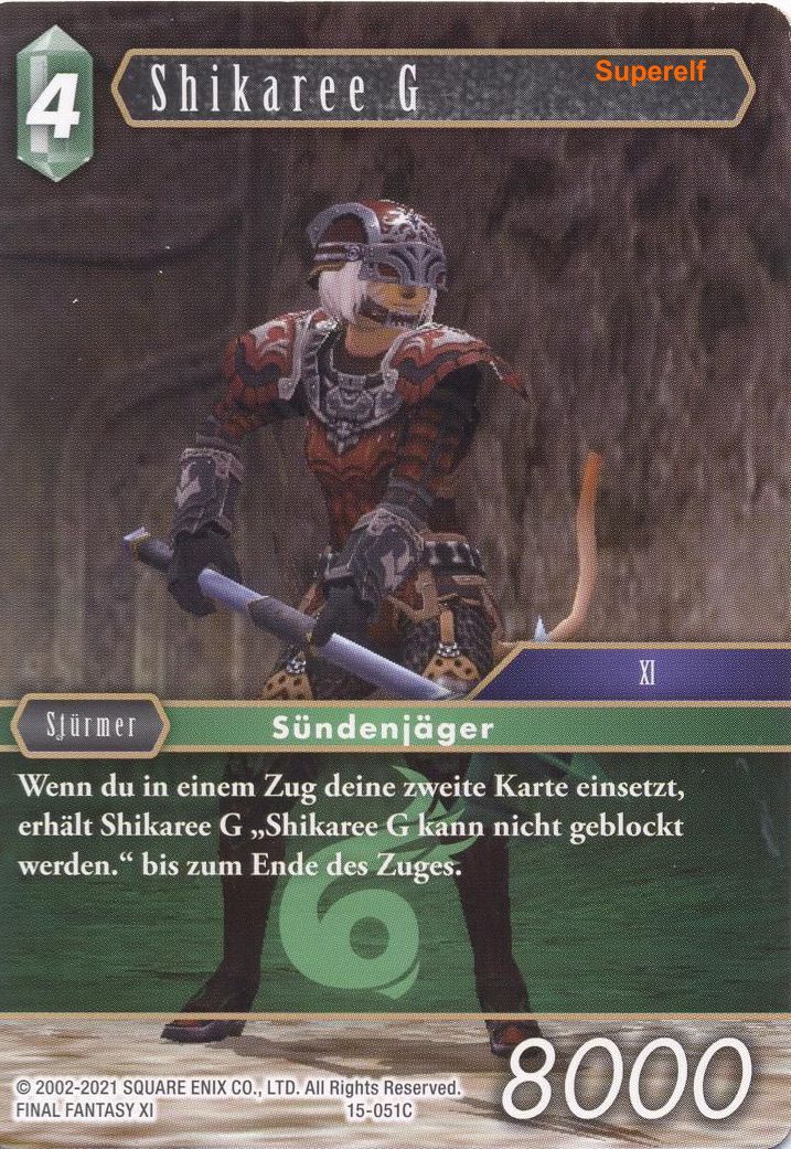 Final Fantasy Opus 15-051 C Shikaree G Wind