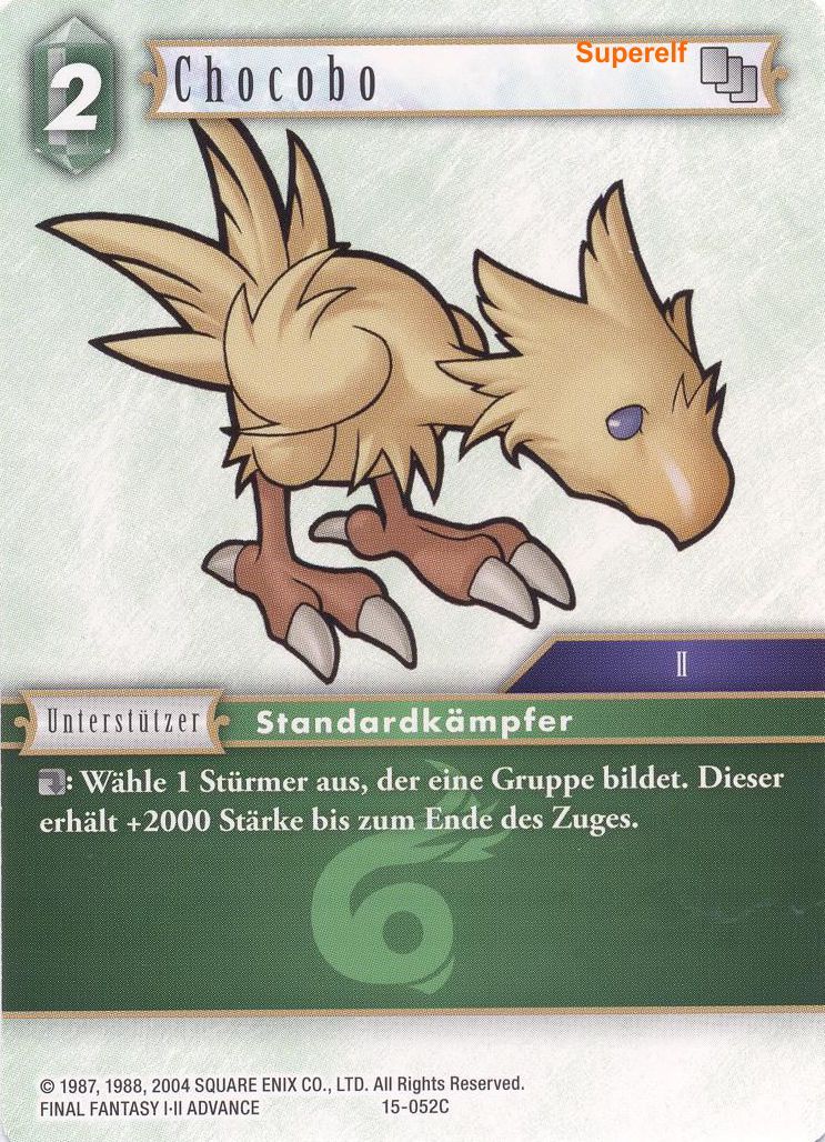 Final Fantasy Opus 15-052 C Chocobo Wind