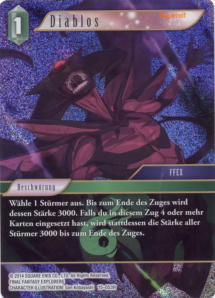 Final Fantasy Opus 15-053 H Diablos Wind