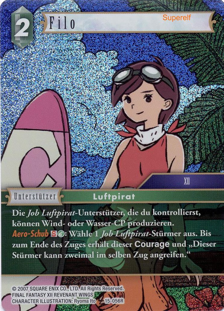 Final Fantasy Opus 15-056 R Filo Wind