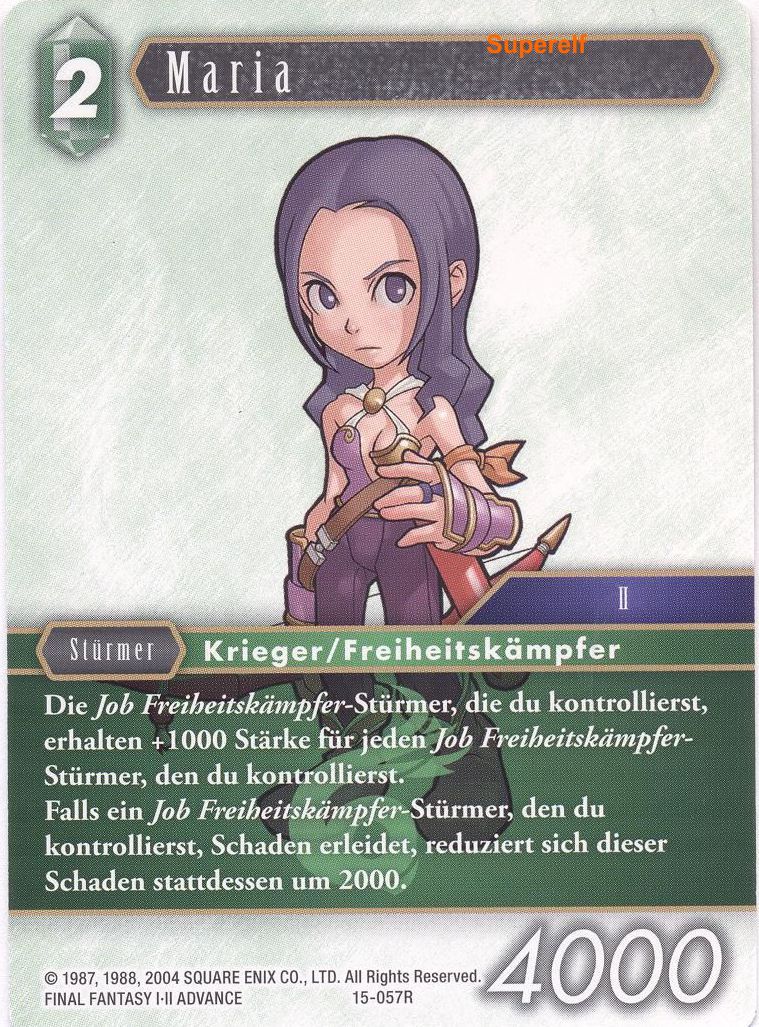 Final Fantasy Opus 15-057 R Maria Wind