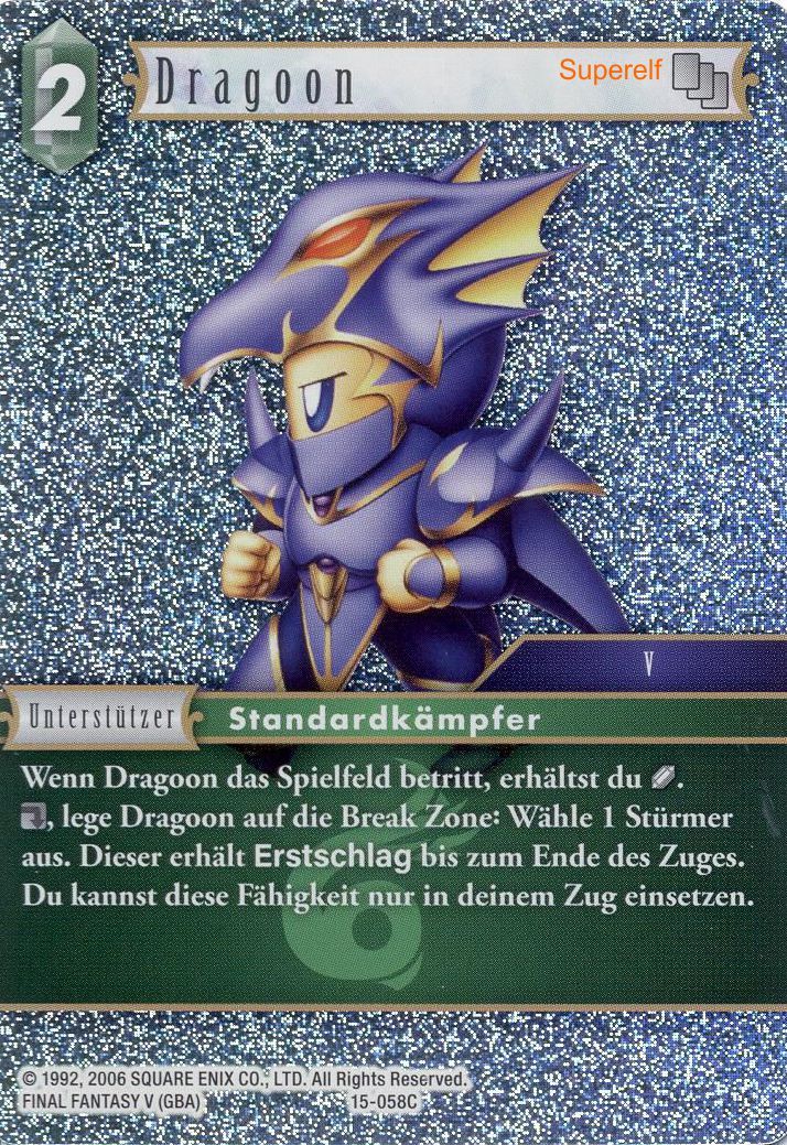 Final Fantasy Opus 15-058 C Dragoon Wind