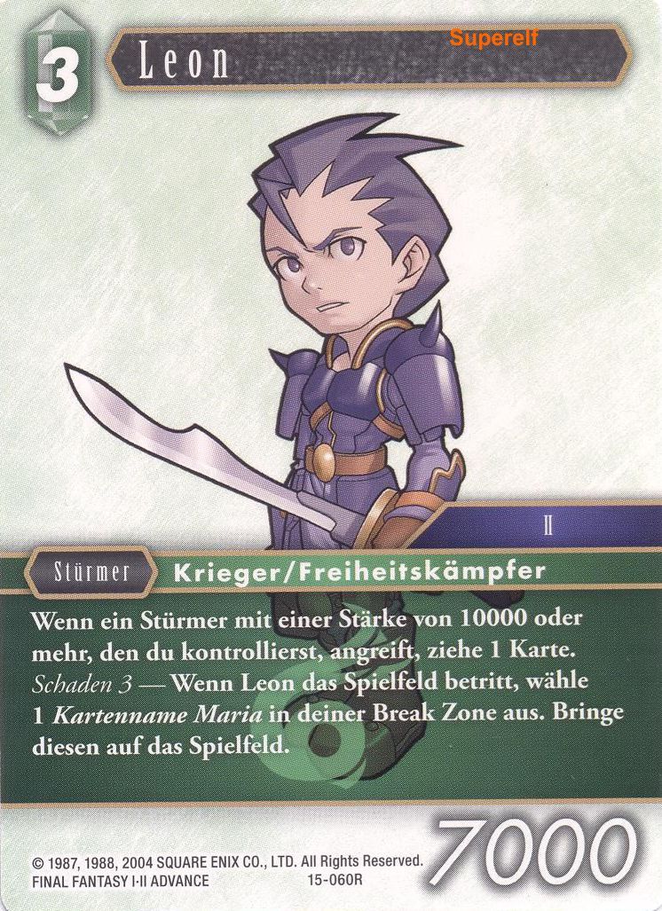 Final Fantasy Opus 15-060 R Leon Wind