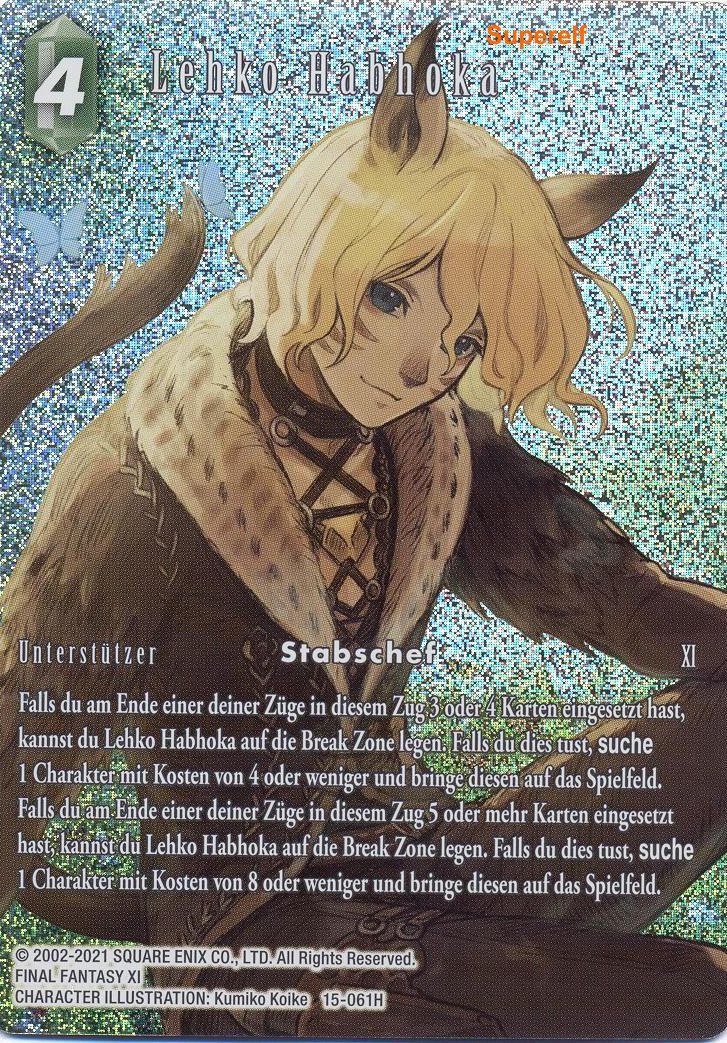 Final Fantasy Opus 15-061 H Lehko Habhoka Wind