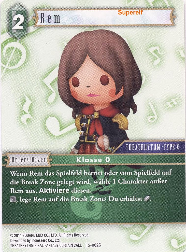 Final Fantasy Opus 15-062 C Rem Wind