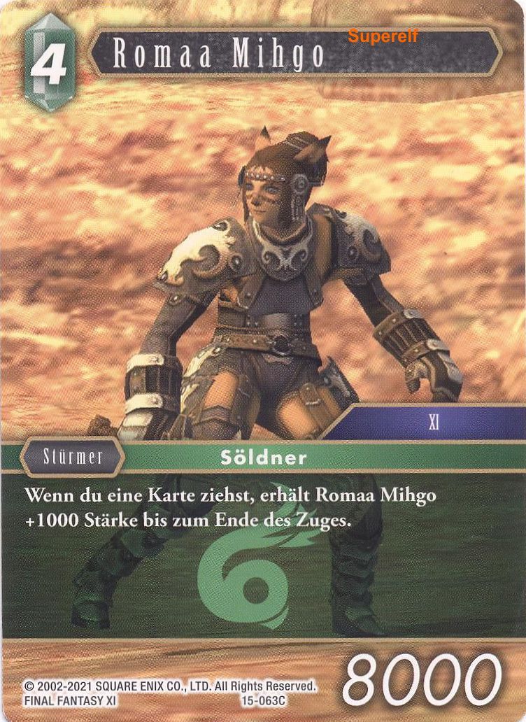 Final Fantasy Opus 15-063 C Romaa Mihgo Wind