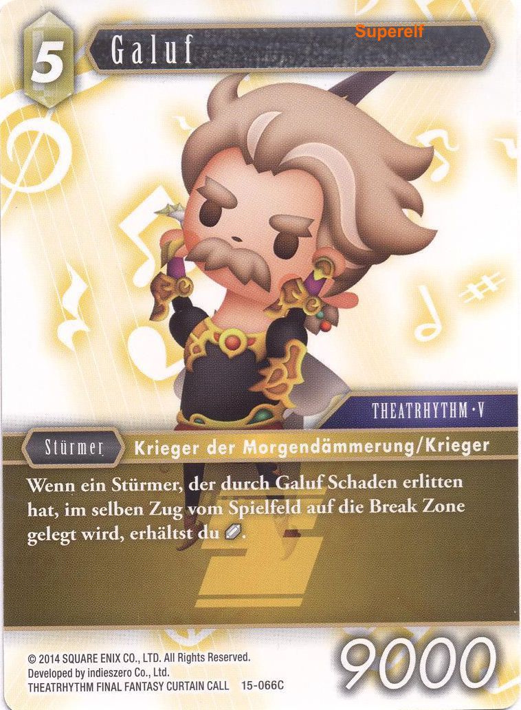Final Fantasy Opus 15-066 C Galuf Erde