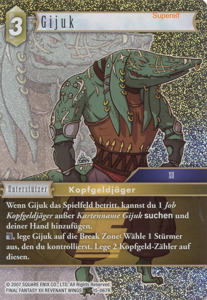 Final Fantasy Opus 15-067 R Gijuk Erde