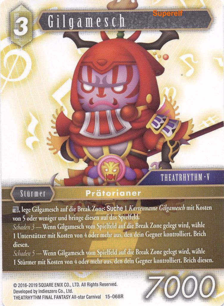 Final Fantasy Opus 15-068 R Gilgamesch Erde