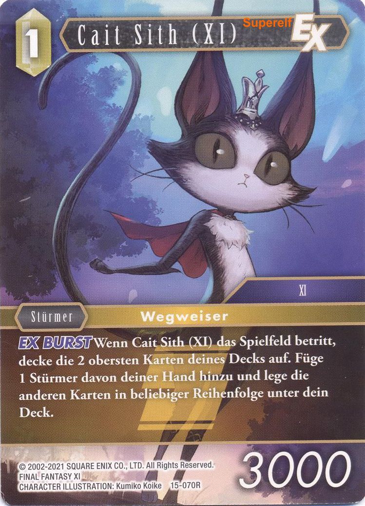 Final Fantasy Opus 15-070 R Cait Sith (XI) Erde