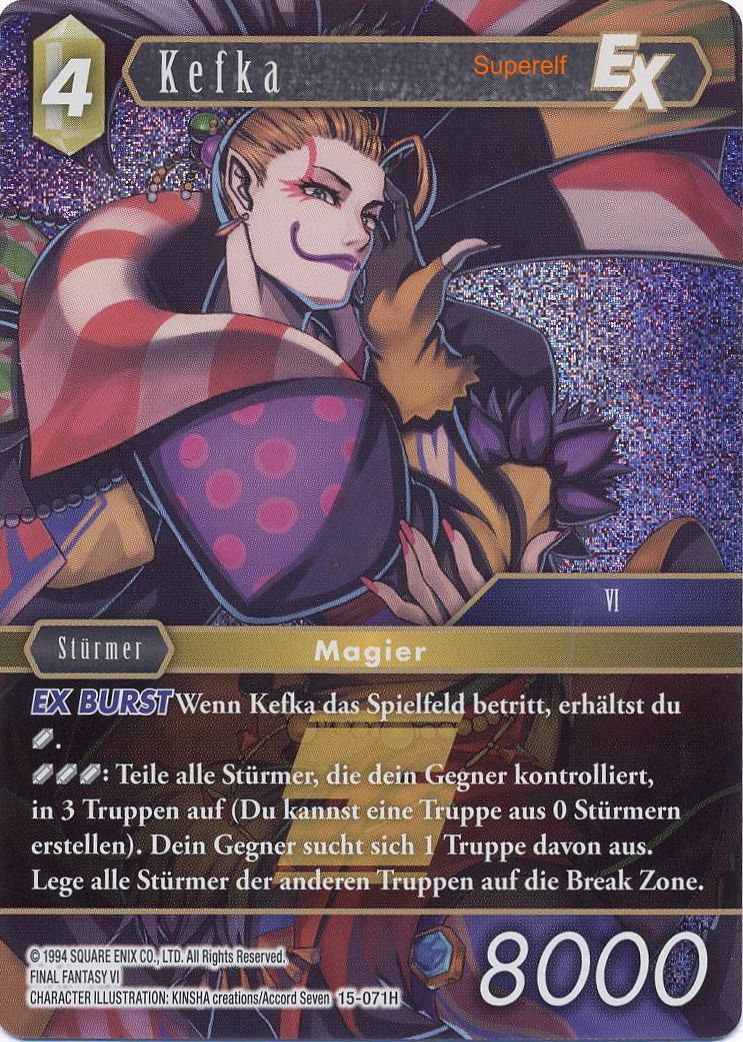 Final Fantasy Opus 15-071 H Kefka Erde
