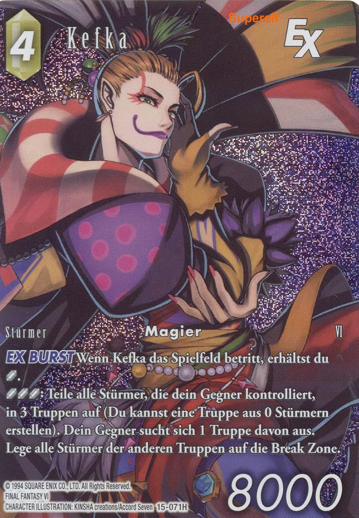 Final Fantasy Opus 15-071 H Kefka Erde