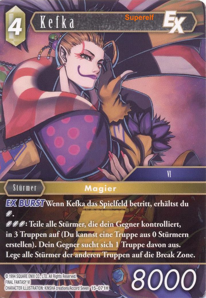 Final Fantasy Opus 15-071 H Kefka Erde