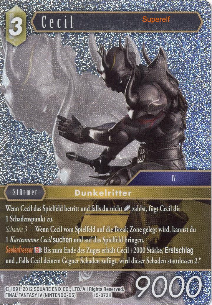 Final Fantasy Opus 15-073 H Cecil Erde