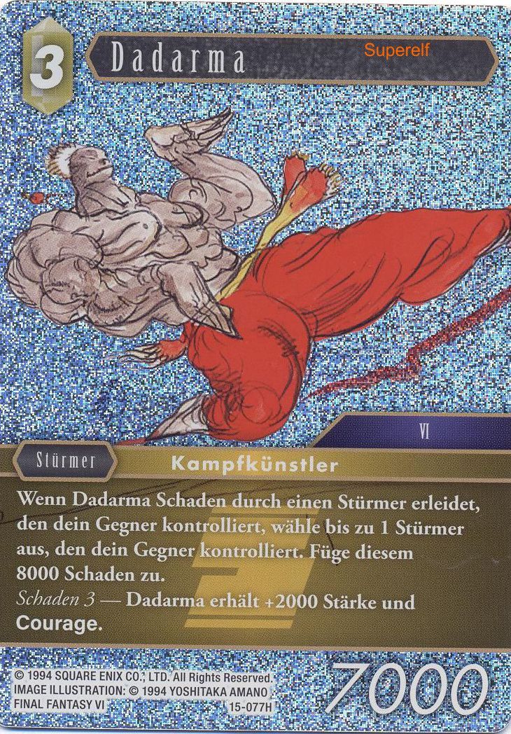 Final Fantasy Opus 15-077 H Dadarma Erde