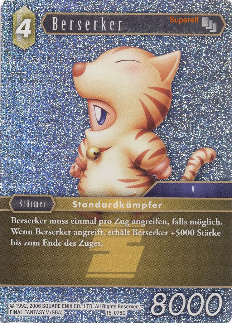 Final Fantasy Opus 15-078 C Berserker Erde