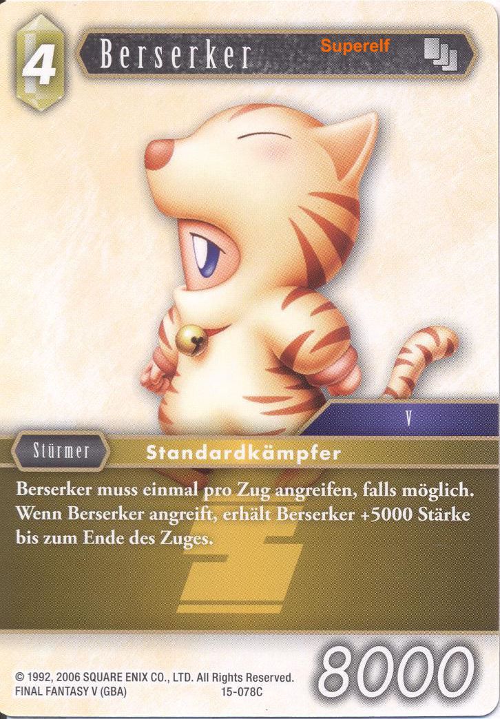 Final Fantasy Opus 15-078 C Berserker Erde