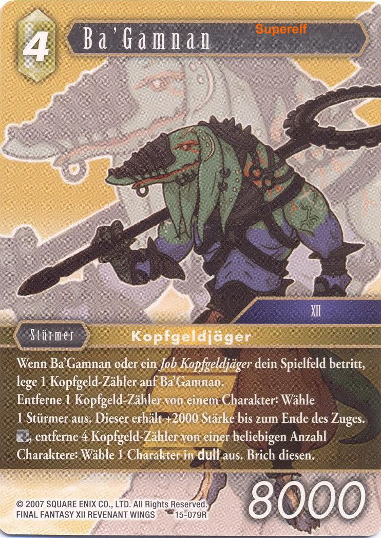 Final Fantasy Opus 15-079 R Ba`Gamnan Erde