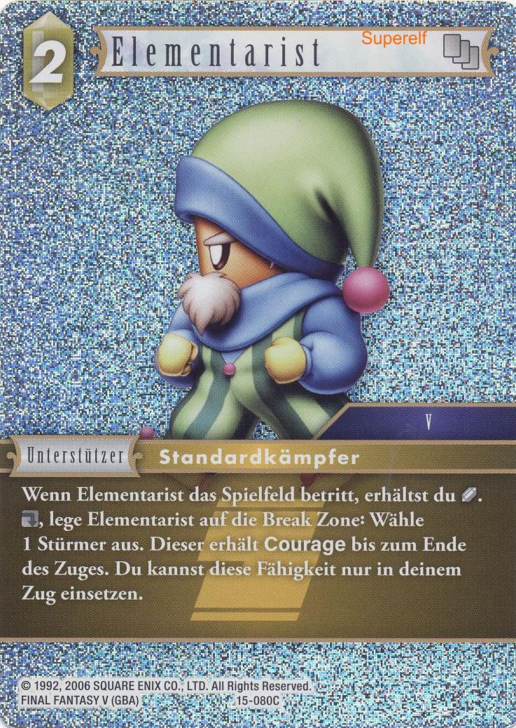 Final Fantasy Opus 15-080 C Elementarist Erde