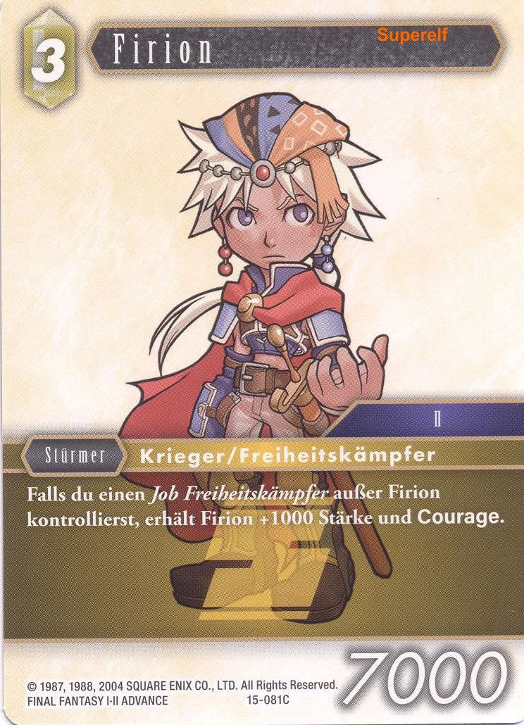 Final Fantasy Opus 15-081 C Firion Erde
