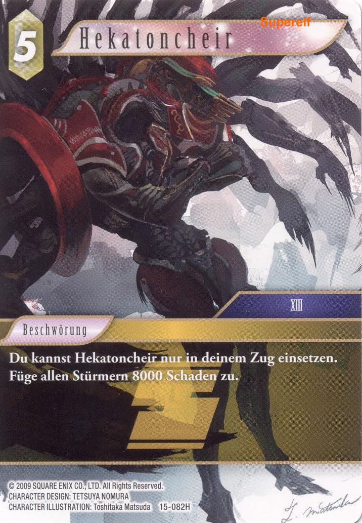 Final Fantasy Opus 15-082 H Hekatoncheir Erde