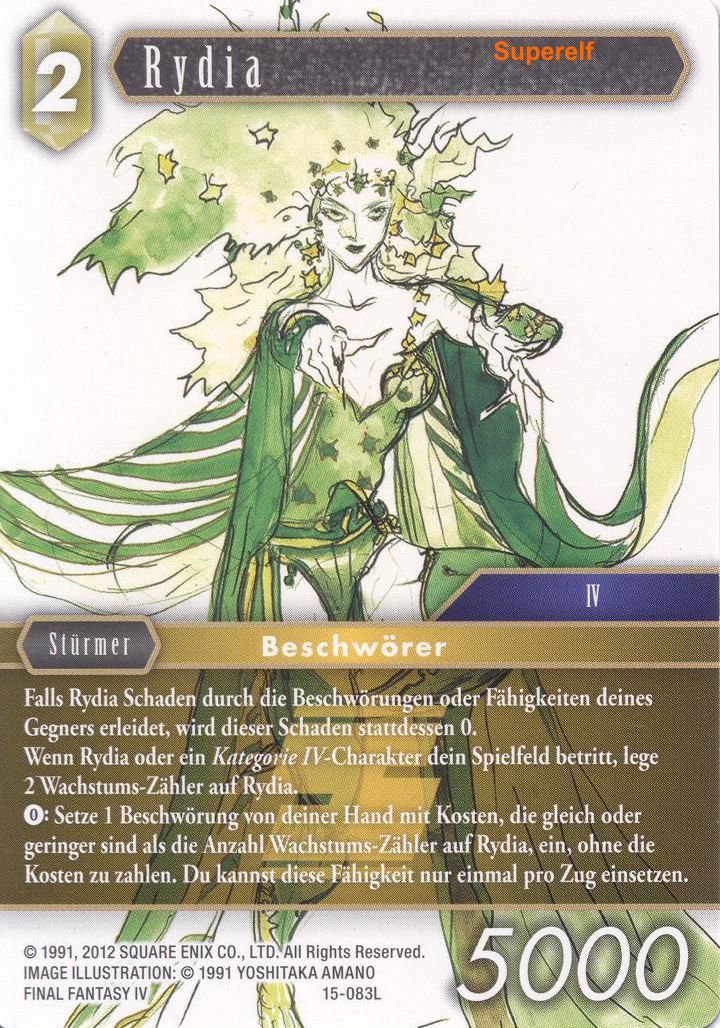 Final Fantasy Opus 15-083 L Rydia Erde