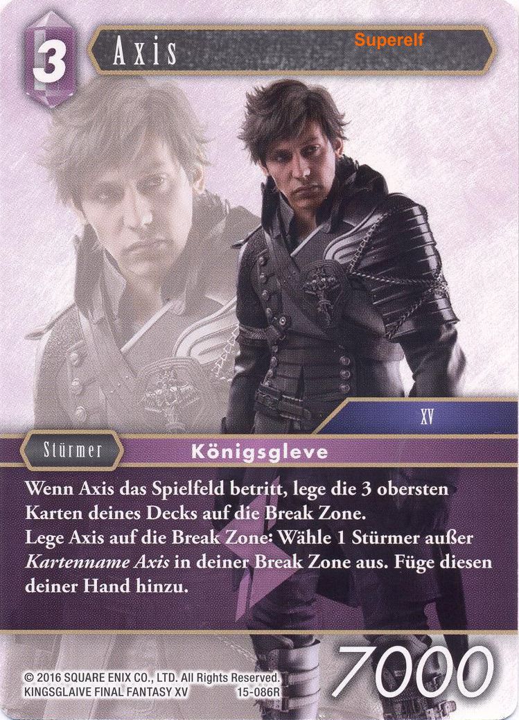 Final Fantasy Opus 15-086 R Axis Blitz