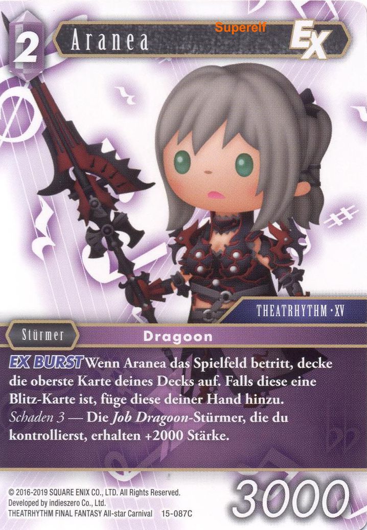 Final Fantasy Opus 15-087 C Aranea Blitz
