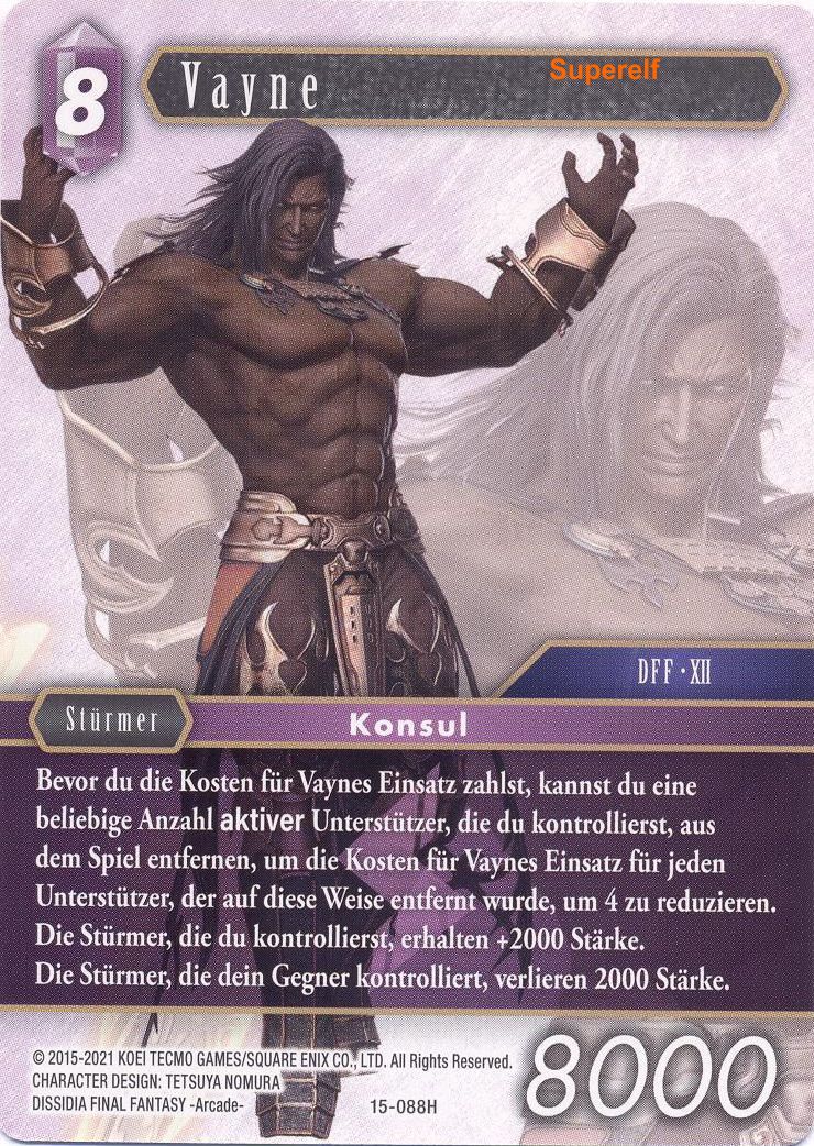 Final Fantasy Opus 15-088 H Vayne Blitz
