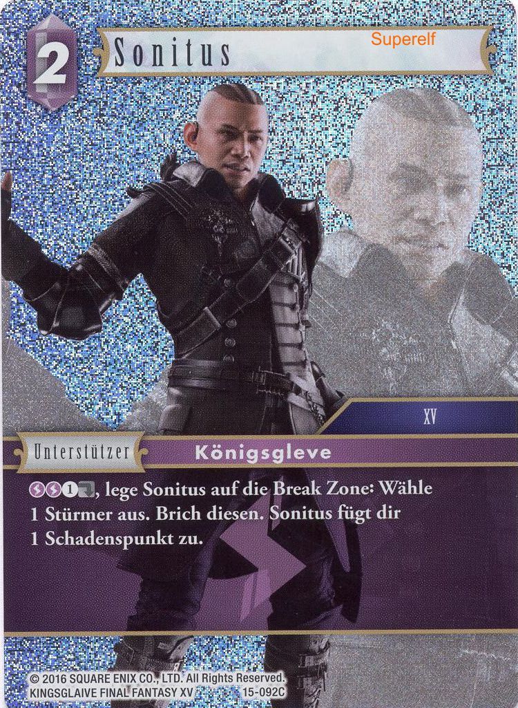 Final Fantasy Opus 15-092 C Sonitus Blitz