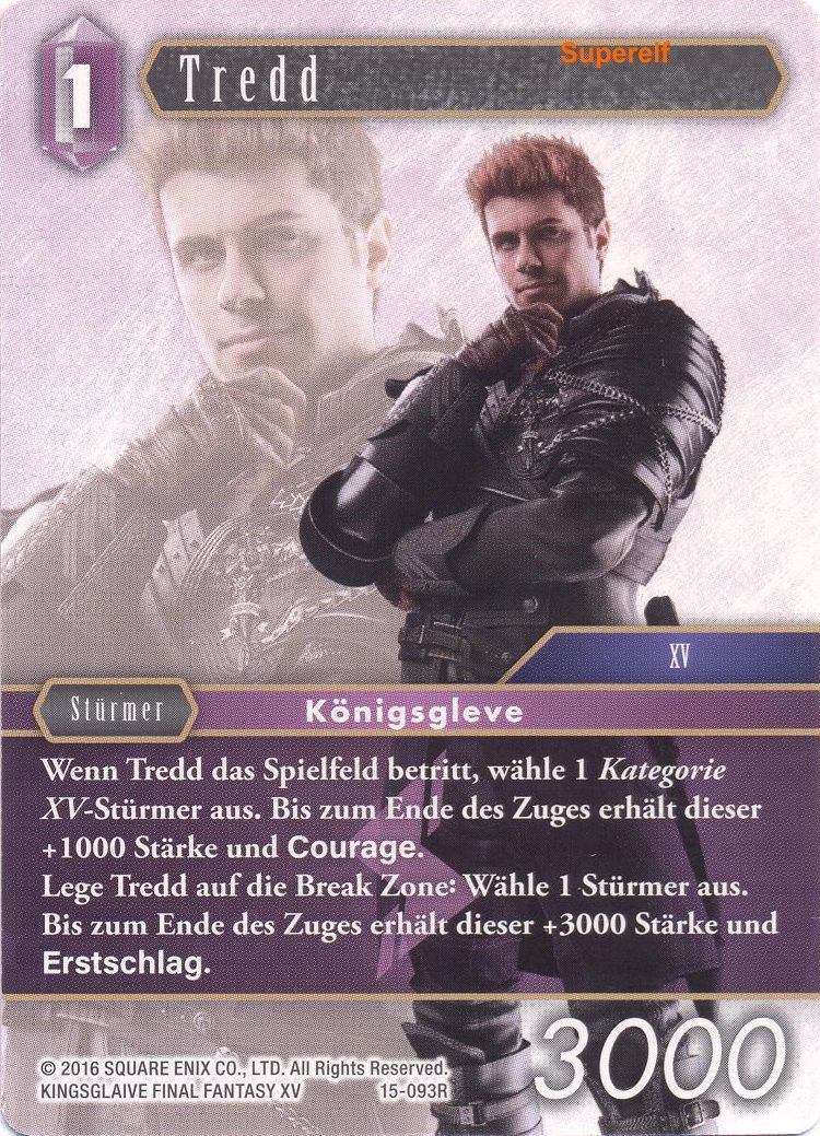 Final Fantasy Opus 15-093 R Tredd Blitz