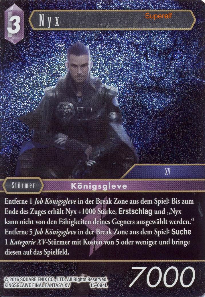 Final Fantasy Opus 15-094 L Nyx Blitz