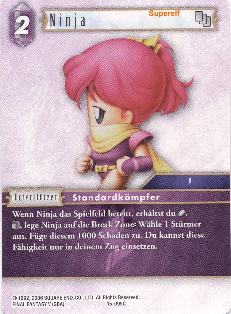 Final Fantasy Opus 15-095 C Ninja Blitz