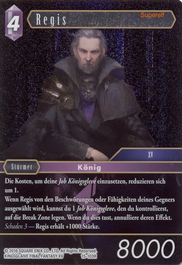 Final Fantasy Opus 15-103 R Regis Blitz