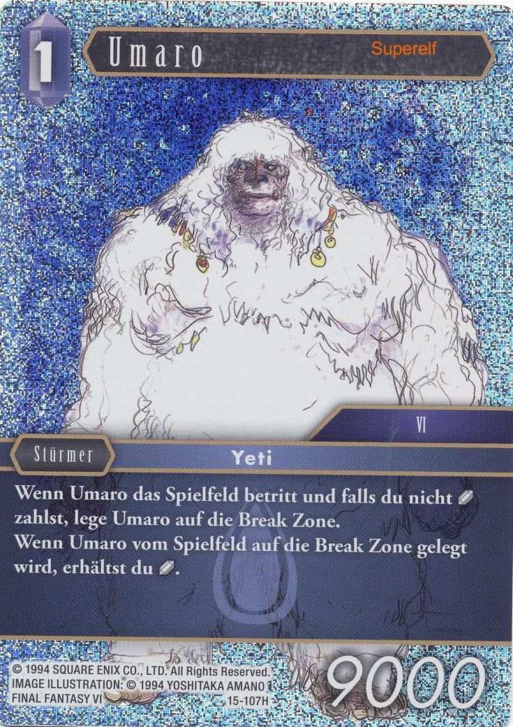 Final Fantasy Opus 15-107 H Umaro Wasser