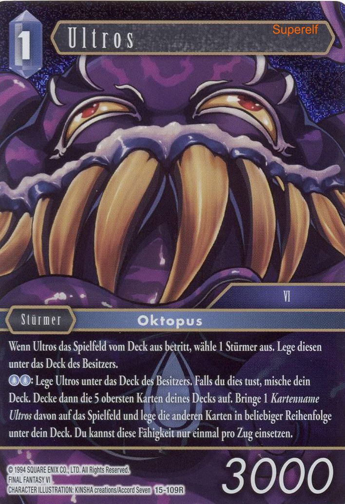 Final Fantasy Opus 15-109 R Ultros Wasser