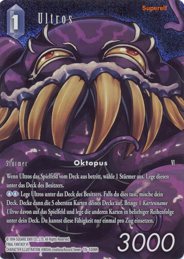 Final Fantasy Opus 15-109 R Ultros Wasser