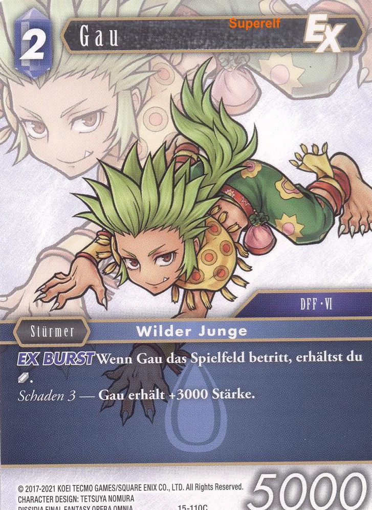 Final Fantasy Opus 15-110 C Gau Wasser