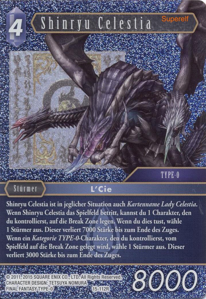Final Fantasy Opus 15-112 R Shinryu Celestia Wasser