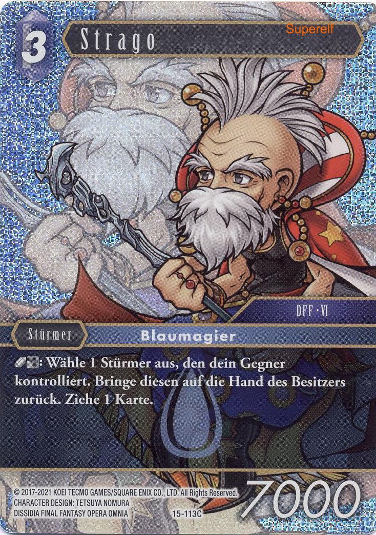 Final Fantasy Opus 15-113 C Strago Wasser