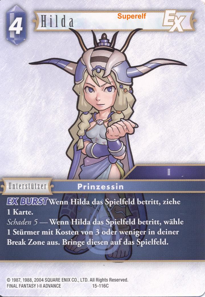 Final Fantasy Opus 15-116 C Hilda Wasser