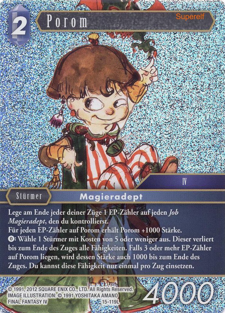 Final Fantasy Opus 15-119 L Porom Wasser