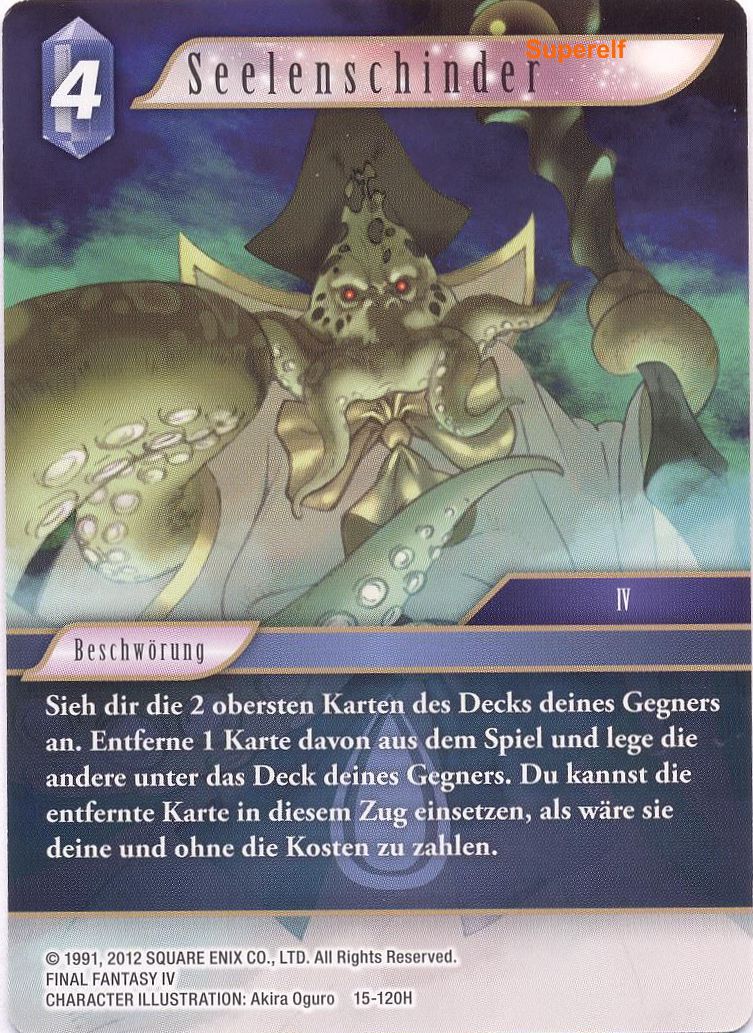 Final Fantasy Opus 15-120 H Seelenschinder Wasser