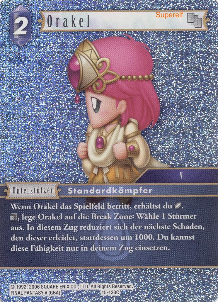 Final Fantasy Opus 15-123 C Oracle Wasser