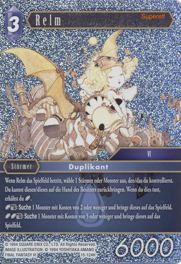 Final Fantasy Opus 15-124 H Relm Wasser