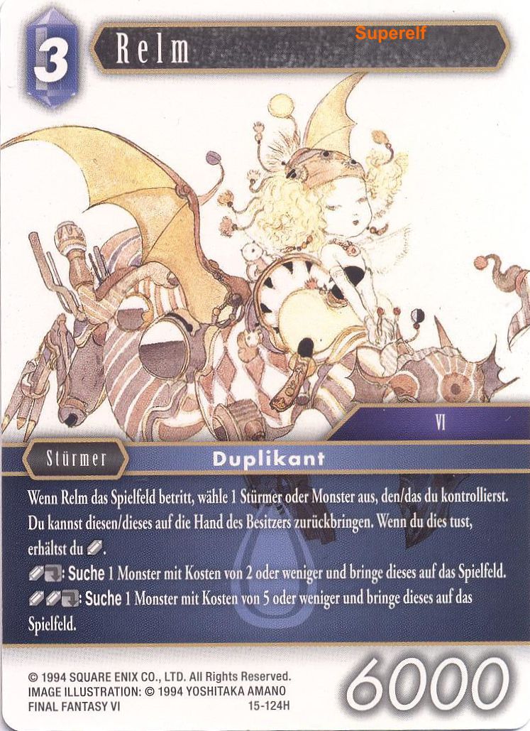 Final Fantasy Opus 15-124 H Relm Wasser