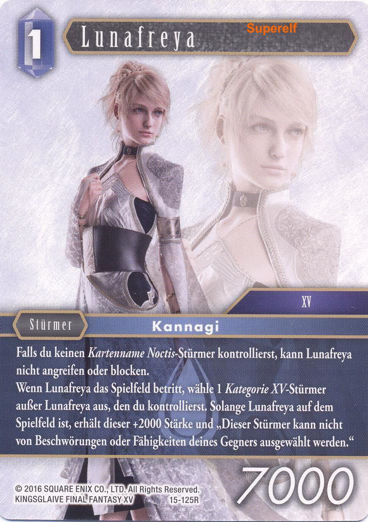 Final Fantasy Opus 15-125 R Lunafreya Wasser