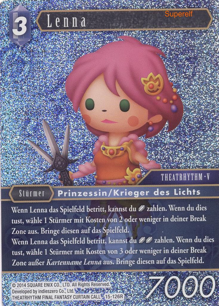 Final Fantasy Opus 15-126 R Lenna Wasser