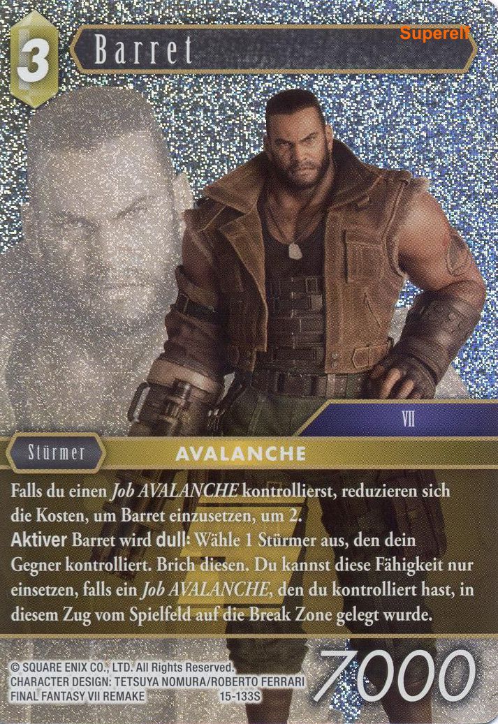 Final Fantasy Opus 15-133 S Barret Erde