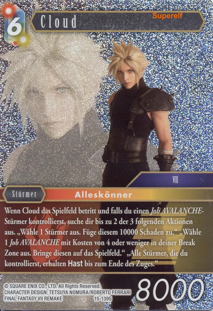 Final Fantasy Opus 15-139 S Cloud Feuer/Erde